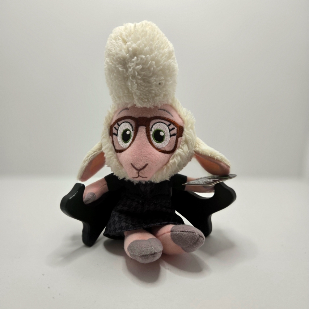 Disney Zootopia Assistant Mayor Bellwether Sheep Plush Doll 8" 